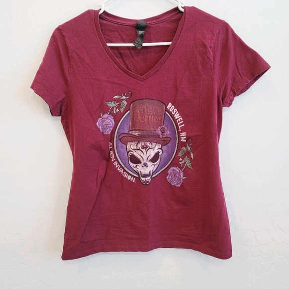 Hanes Red Short Sleeves Graphic Tee Size Small - Picture 1 of 9